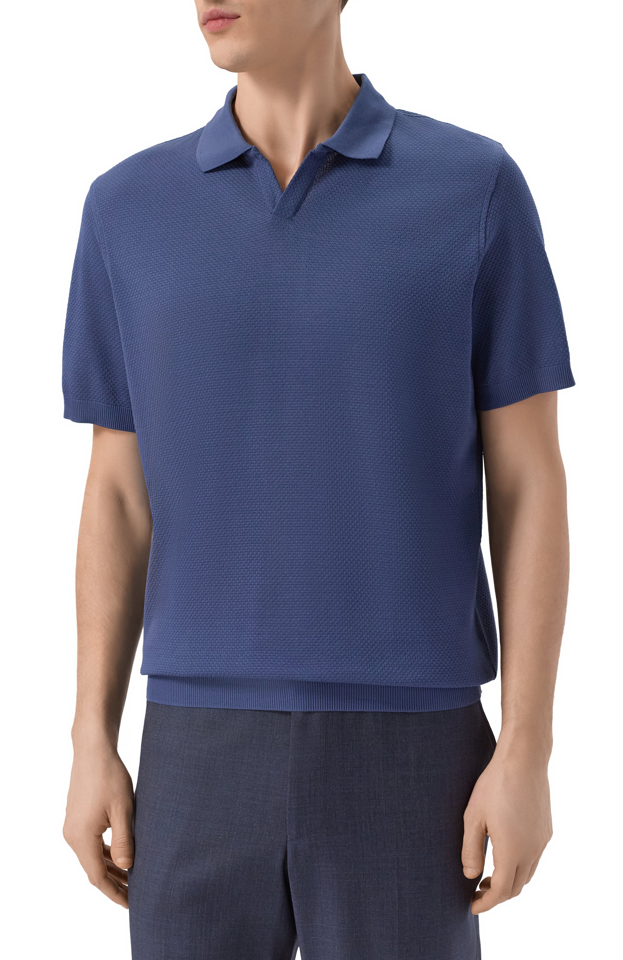 Хлопковое поло CORNELIANI, арт. 27G519/2725027, фото 3