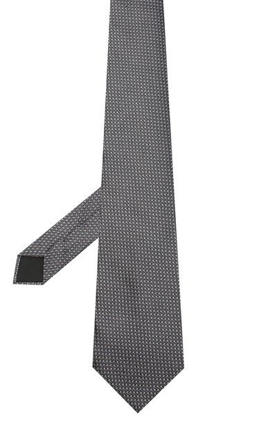 Шелковый галстук LANVIN серого цвета по цене 12600 руб., арт. 3236/TIE, фото 2 Шелковый галстук LANVIN, арт. 3236/TIE, фото 2