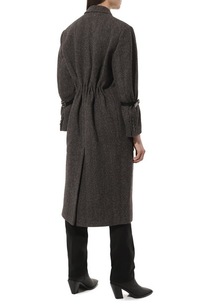 Шерстяное пальто GUCCI, арт. 664580 Z8AQ7, фото 4