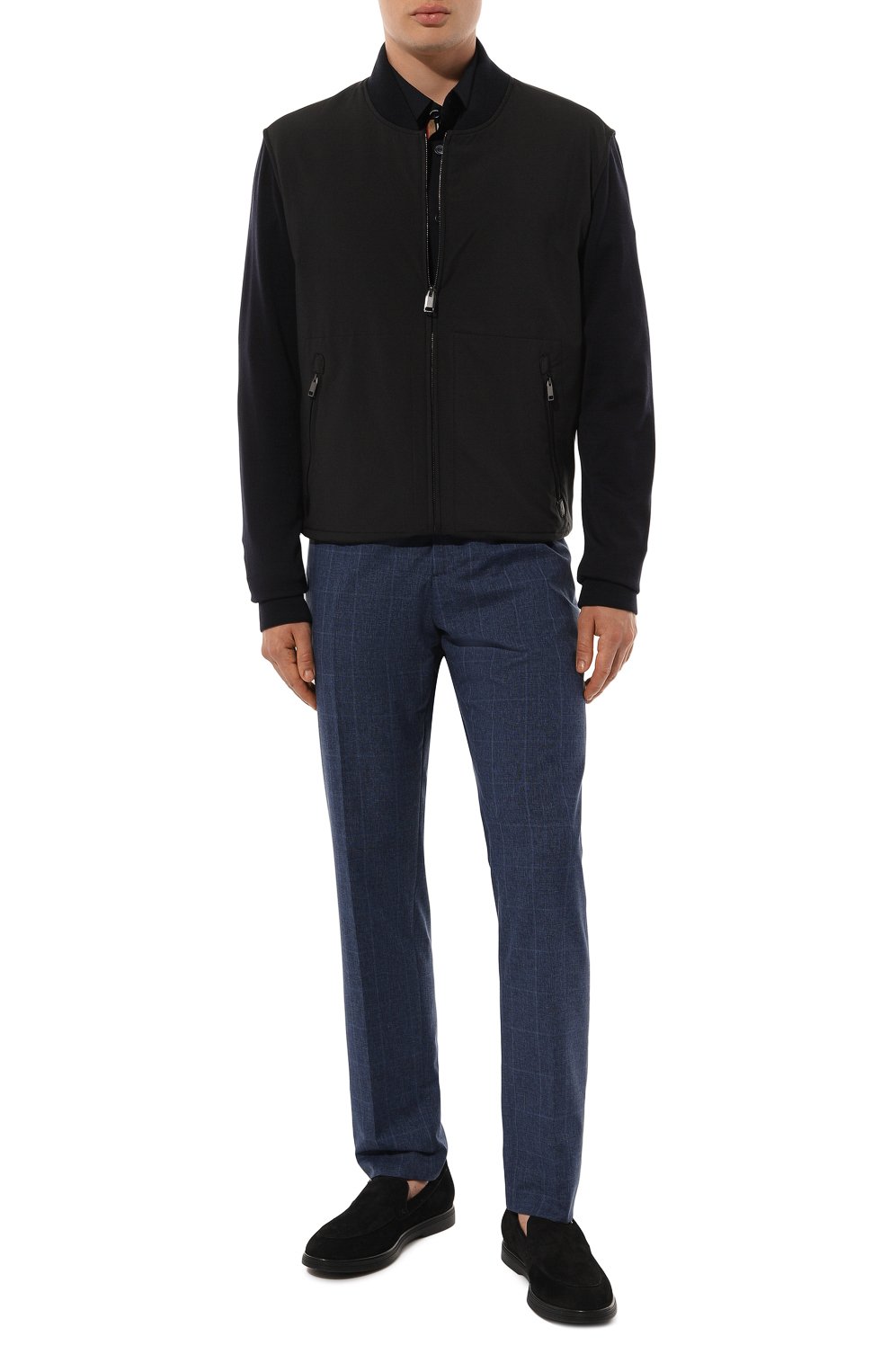 Брюки из шерсти и хлопка ANDREA CAMPAGNA, арт. GL0BE, фото 2