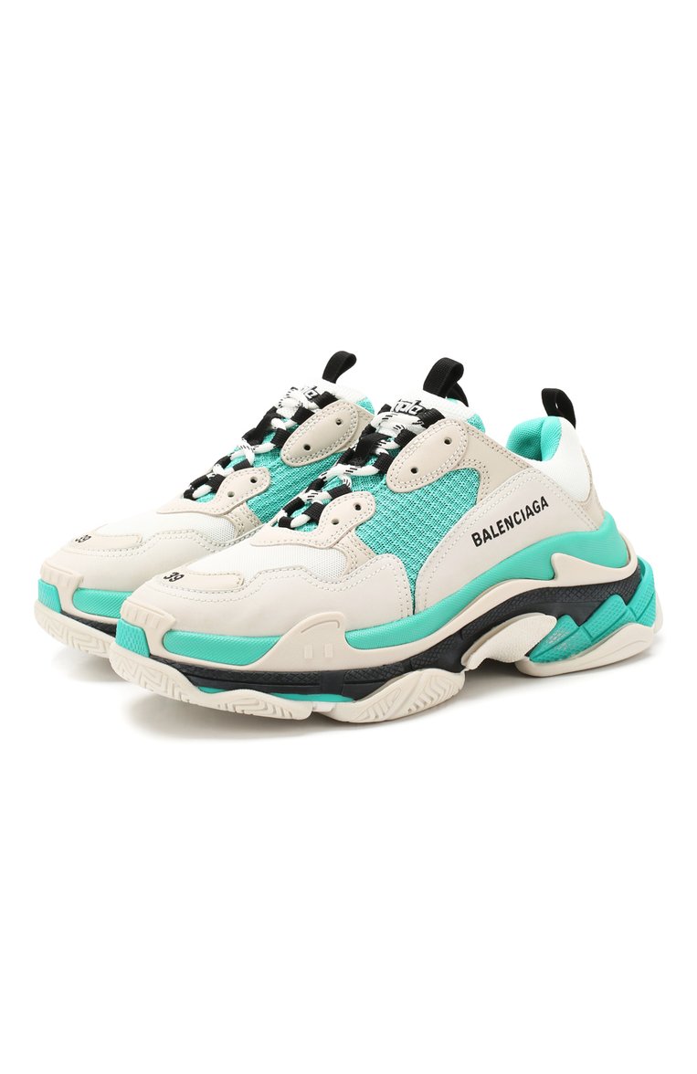 Комбинированные кроссовки triple s BALENCIAGA, арт. 524039/W090H, фото 1