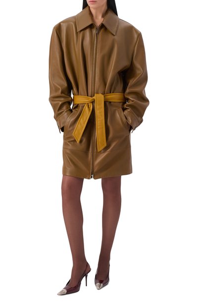 Кожаные туфли jeanne SAINT LAURENT бордового цвета по цене 179500 руб., арт. 841158/AAFGC, фото 3 Кожаные туфли jeanne SAINT LAURENT, арт. 841158/AAFGC, фото 3