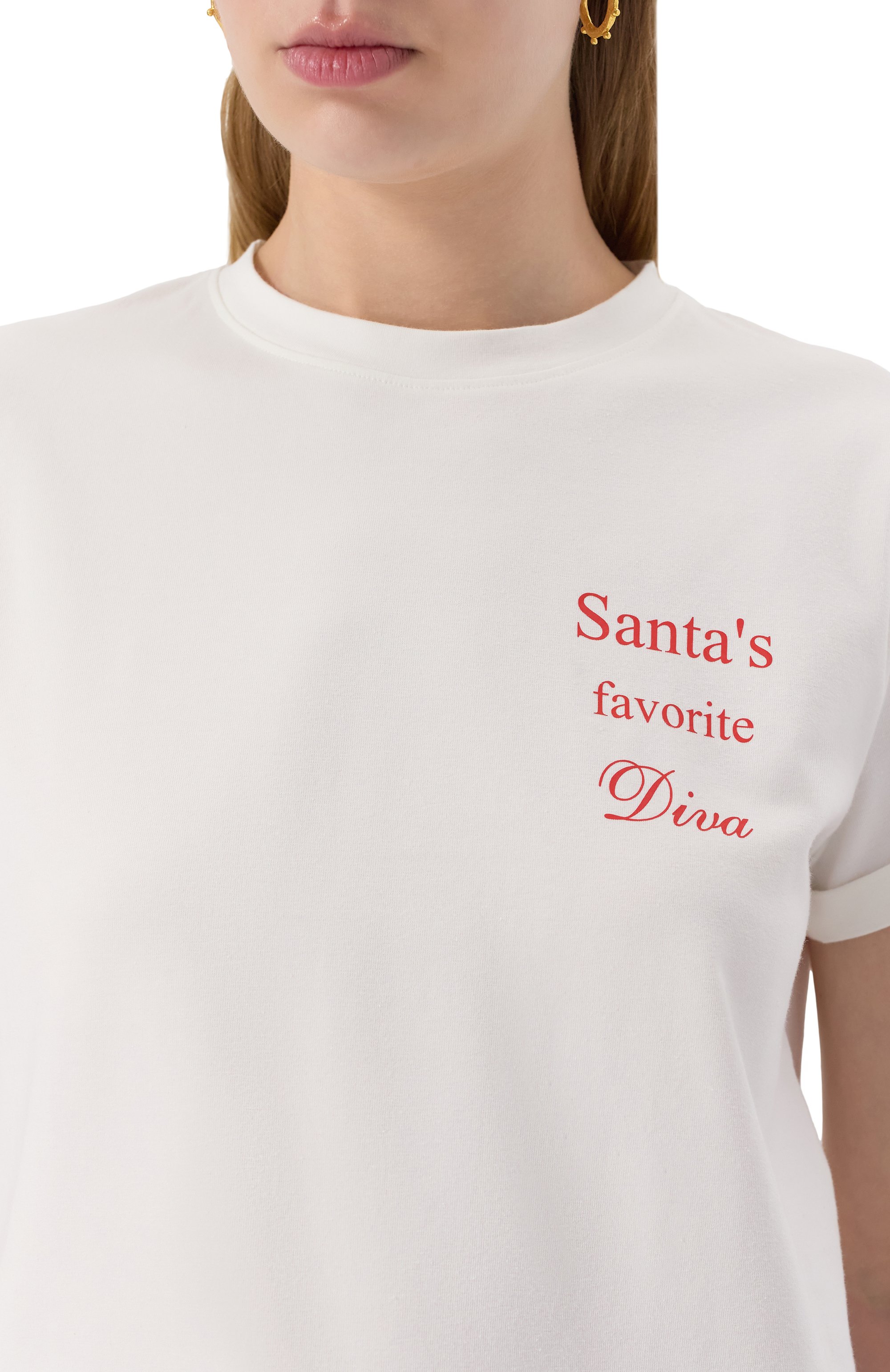 Хлопковая футболка SEVEN LAB белого цвета по цене 8190 руб., арт. CTR1.01.100.576.08121, фото 5 Хлопковая футболка SEVEN LAB, арт. CTR1.01.100.576.08121, фото 5