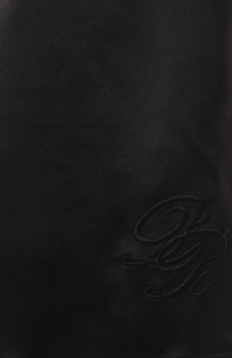 Женские шорты BALMAIN черного цвета, арт. CH0PA095/XI63 | Фото 5 (Материал внешний: Синтетический материал; Длина Ж (юбки, платья, шорты): Мини; Стили: Гламурный; Автоматизация состава: Проставлено; Автоматизация ТО: Проставлено)