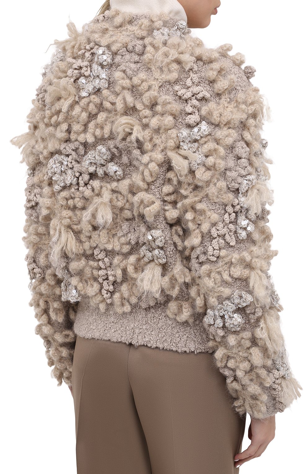 Кардиган из шерсти и кашемира BRUNELLO CUCINELLI, арт. M47601706, фото 5