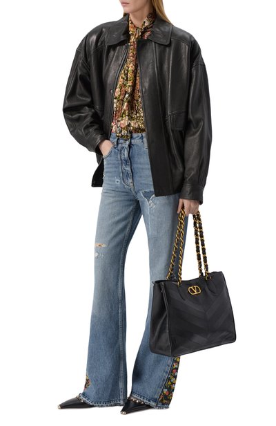 Сумка-тоут laseine VALENTINO черного цвета по цене 379500 руб., арт. 9W2B0T12/PSN, фото 3 Сумка-тоут laseine VALENTINO, арт. 9W2B0T12/PSN, фото 3
