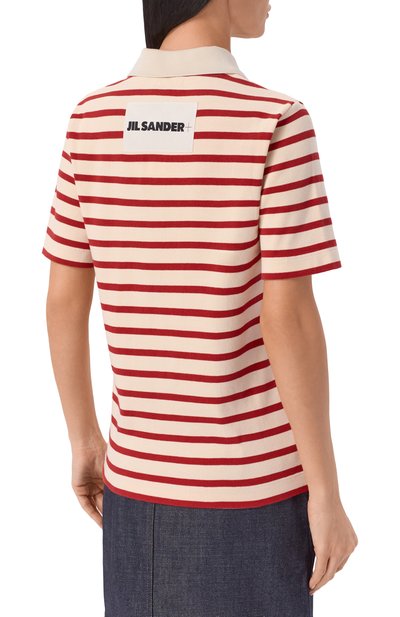 Хлопковое поло JIL SANDER, арт. J40GL0102/J46497, фото 4