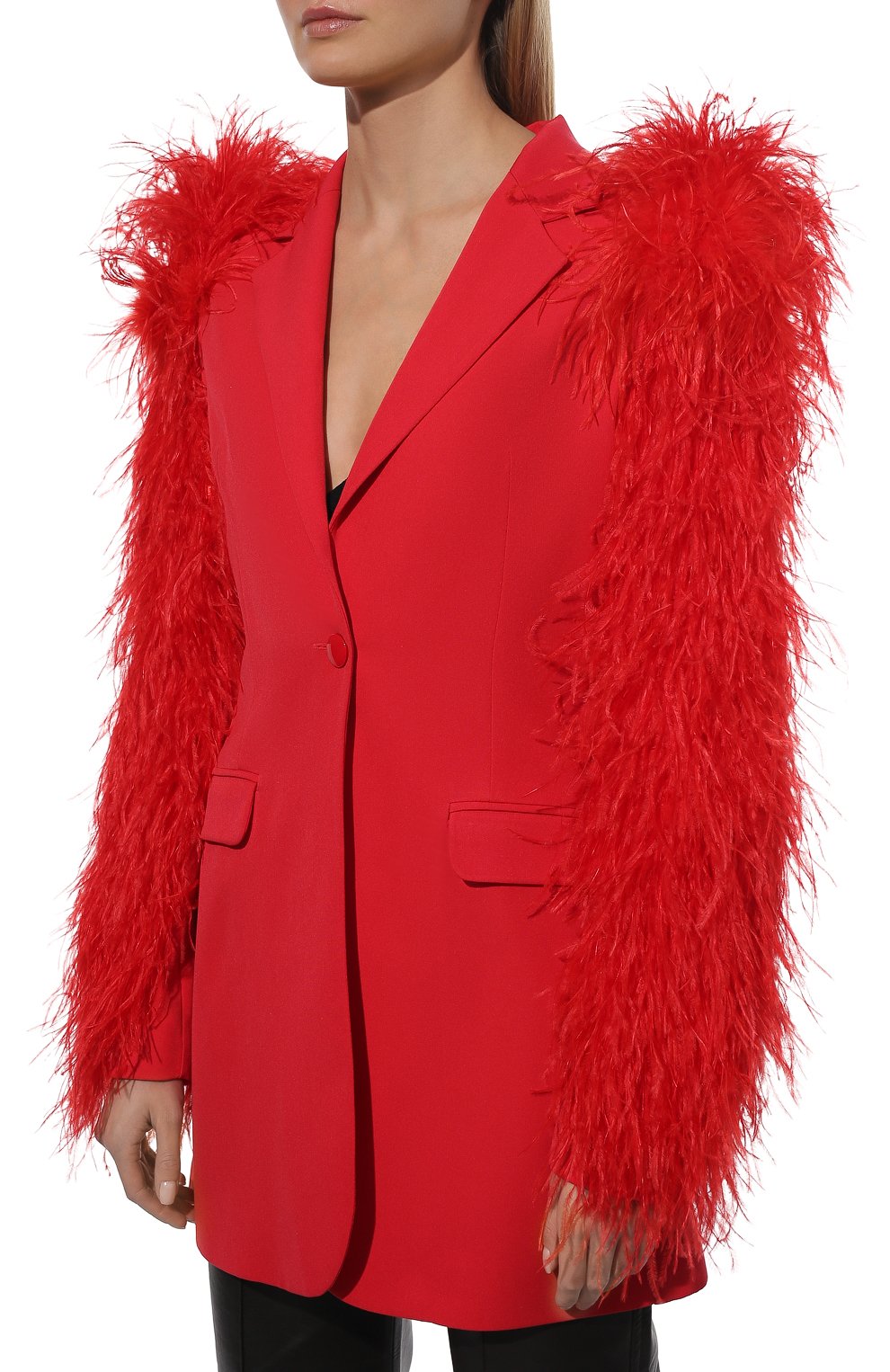 Жакет с отделкой перьями LOULOU, арт. 3302, фото 3