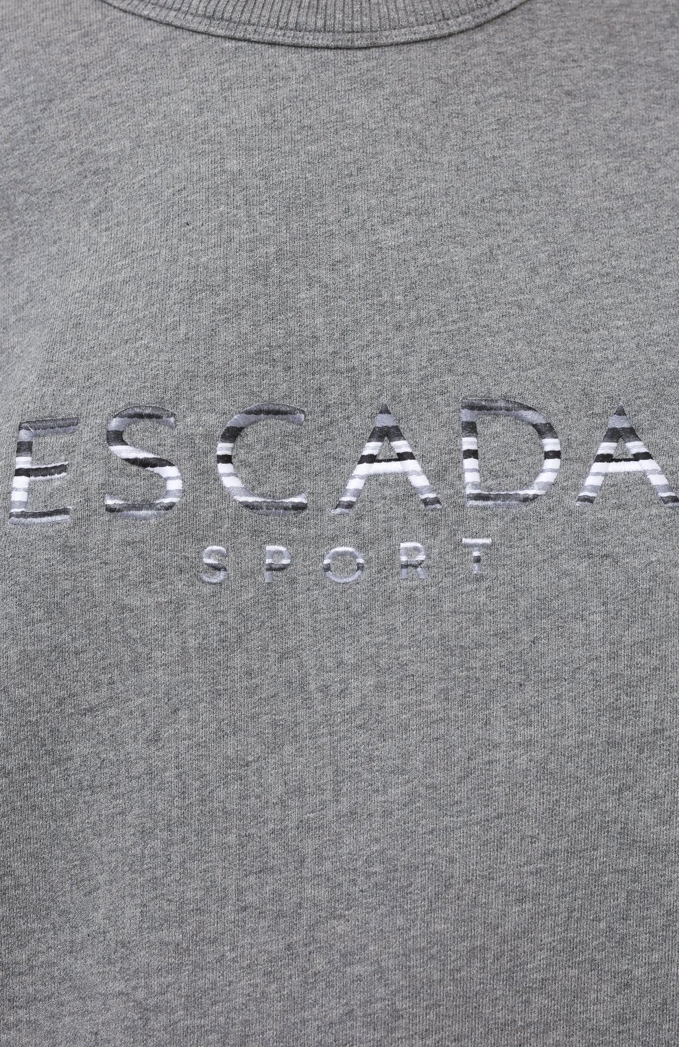 Хлопковый свитшот ESCADA SPORT серого цвета по цене 24950 руб., арт. 5033325, фото 5 Хлопковый свитшот ESCADA SPORT, арт. 5033325, фото 5