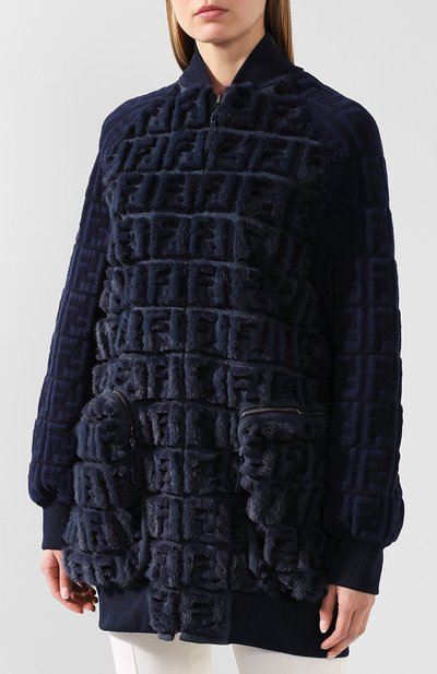 Куртка с меховой отделкой FENDI, арт. FNF75H A1Y1, фото 3