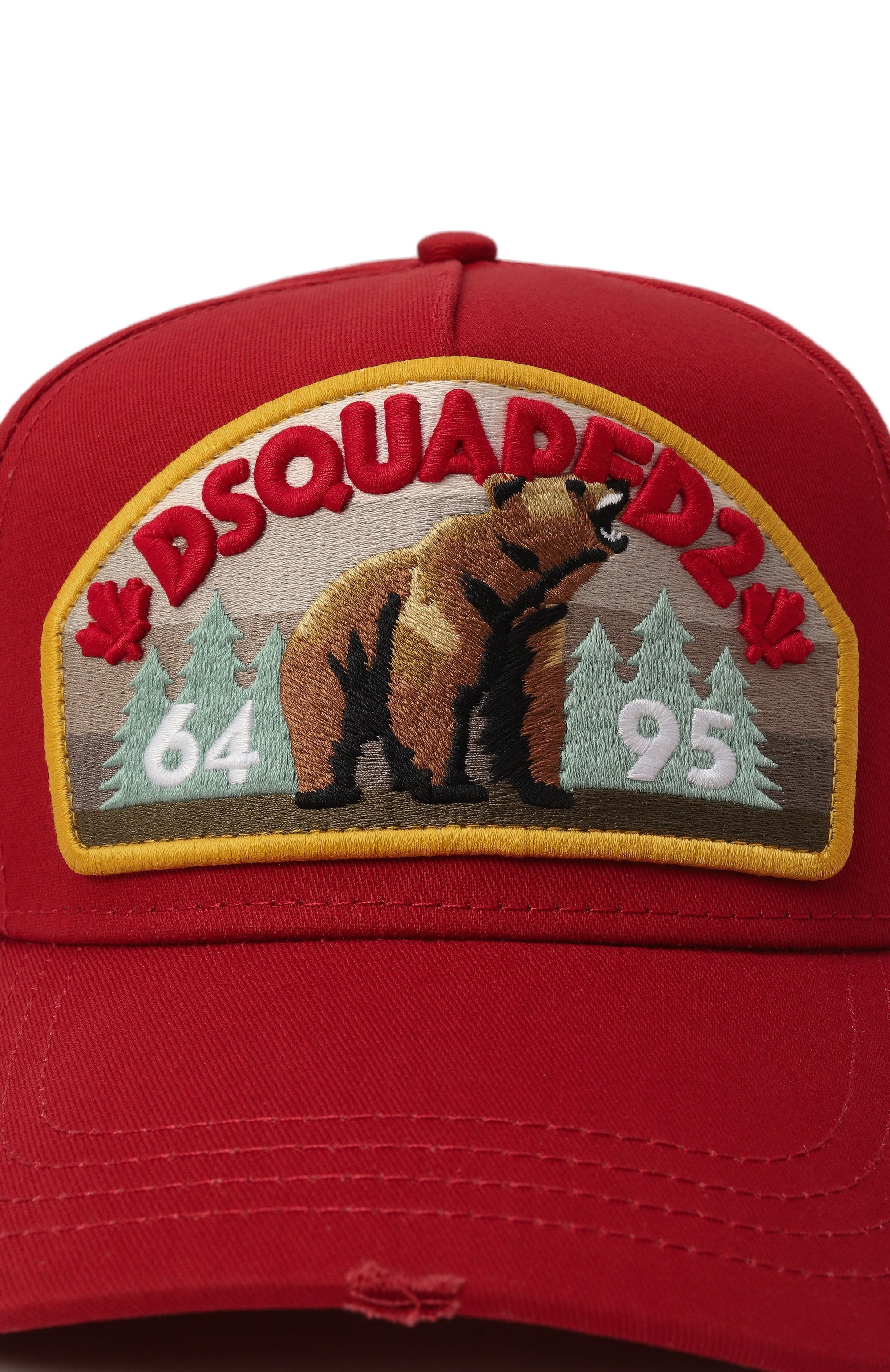 Хлопковая бейсболка DSQUARED2, арт. BCM0875/05C00001, фото 4