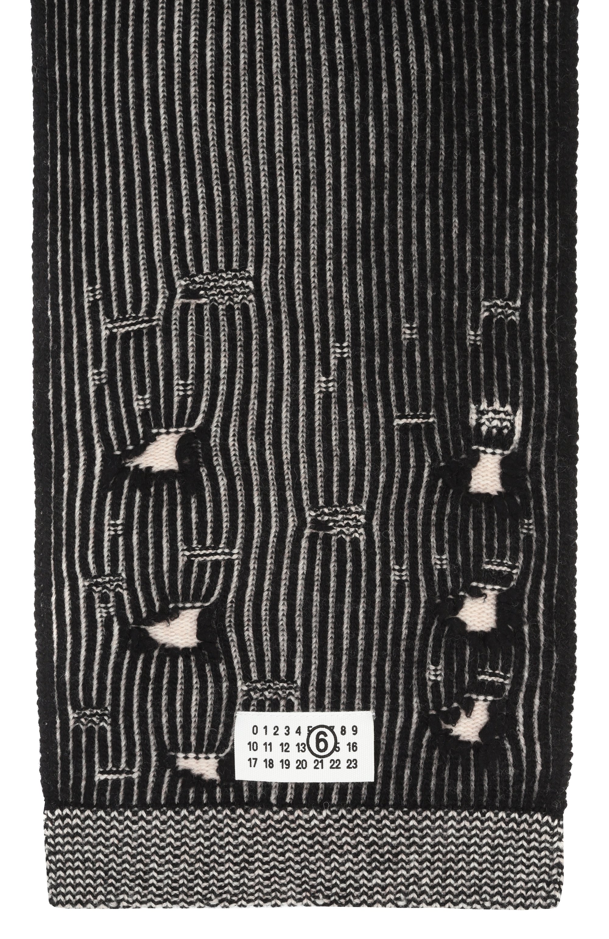 Шерстяной шарф MM6, арт. M60914/MM06K, фото 2