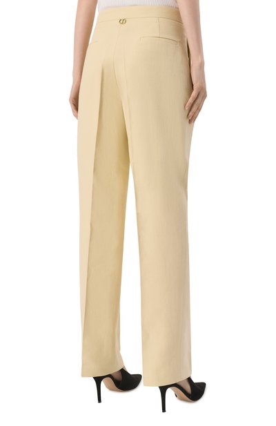 Брюки из хлопка и льна TWINSET, арт. 251TP2763, фото 4