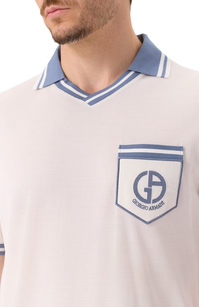 Шелковое поло GIORGIO ARMANI, арт. GM001766/TE15967, фото 5