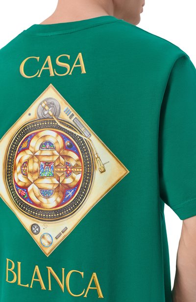 Хлопковая футболка CASABLANCA, арт. M-SS26-JTS-001-03, фото 5