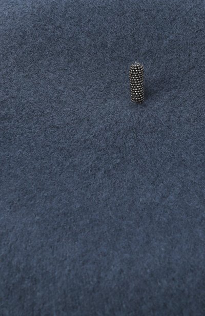 Шерстяной берет BRUNELLO CUCINELLI, арт. MCAP90136P, фото 4