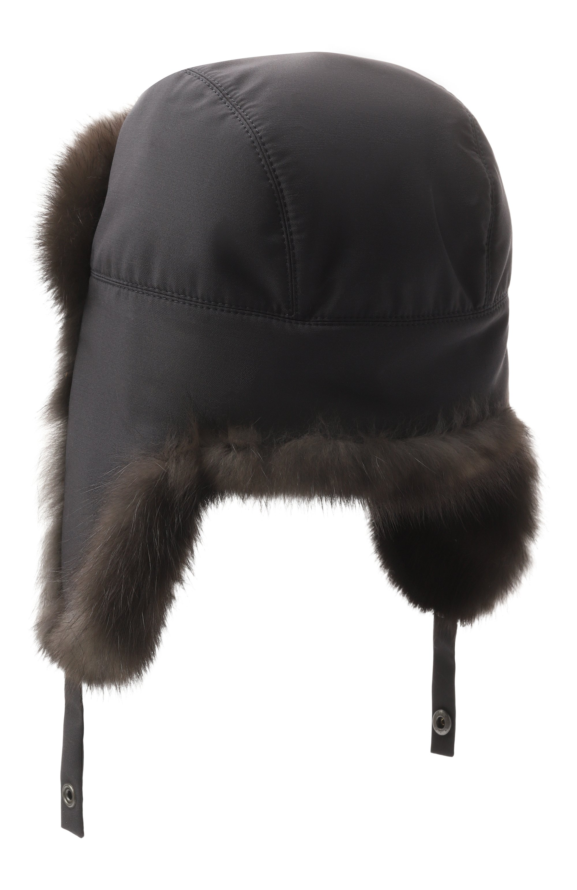 Шапка-ушанка antistorm с мехом соболя BLACK SABLE, арт. BS-MНASP-EB, фото 2