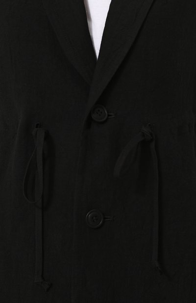 Удлиненный льняной жилет YOHJI YAMAMOTO, арт. FE-J52-300, фото 5