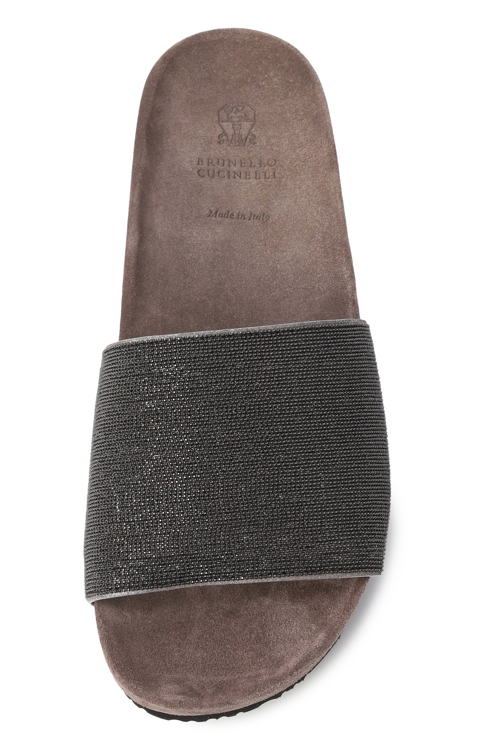 Замшевые шлепанцы BRUNELLO CUCINELLI, арт. MZMIG1390, фото 6