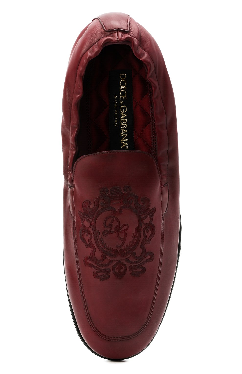 Кожаные лоферы DOLCE & GABBANA, арт. A50434/A0251, фото 5