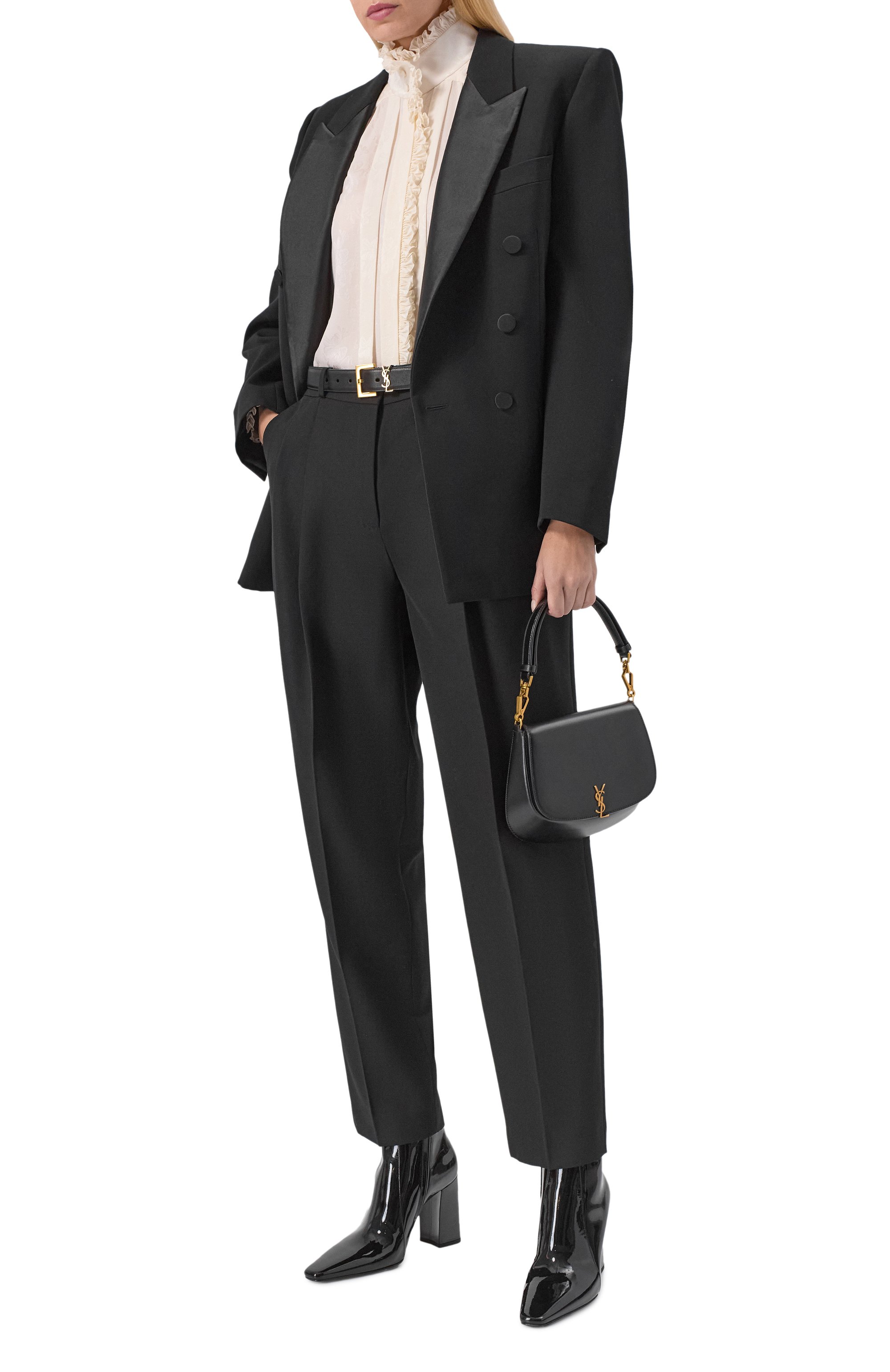 Лакированные ботильоны rainer 90 SAINT LAURENT, арт. 827733/1TV00, фото 3