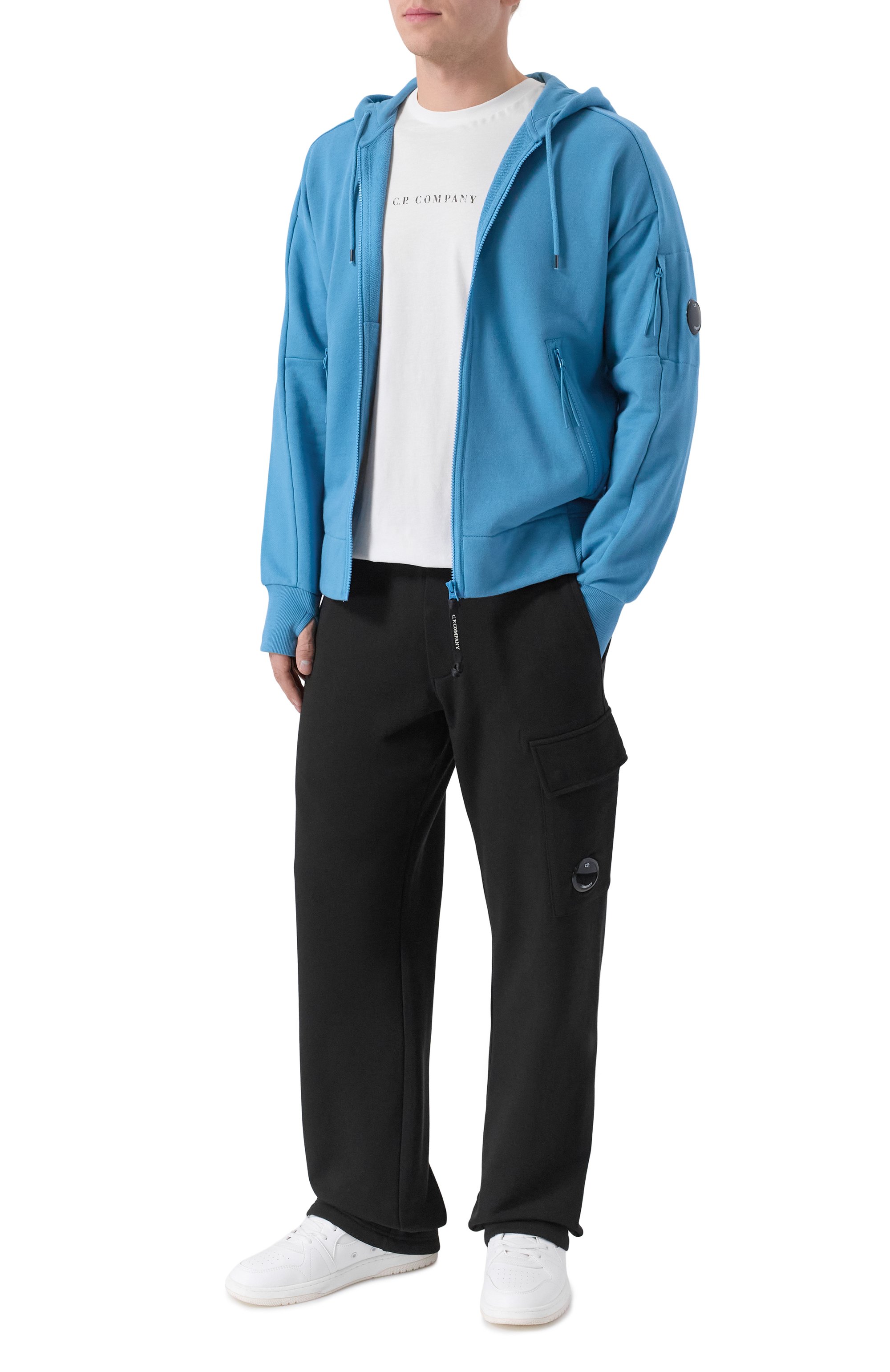 Хлопковые брюки C.P. COMPANY, арт. 19CMSP141A005086W, фото 2