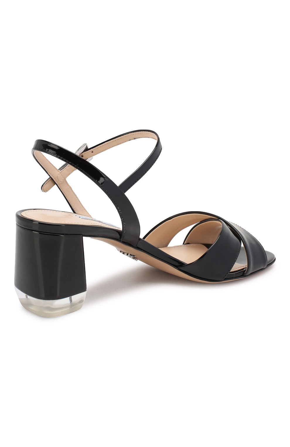 Кожаные босоножки PRADA, арт. 1X394L-069-F0002-065, фото 4