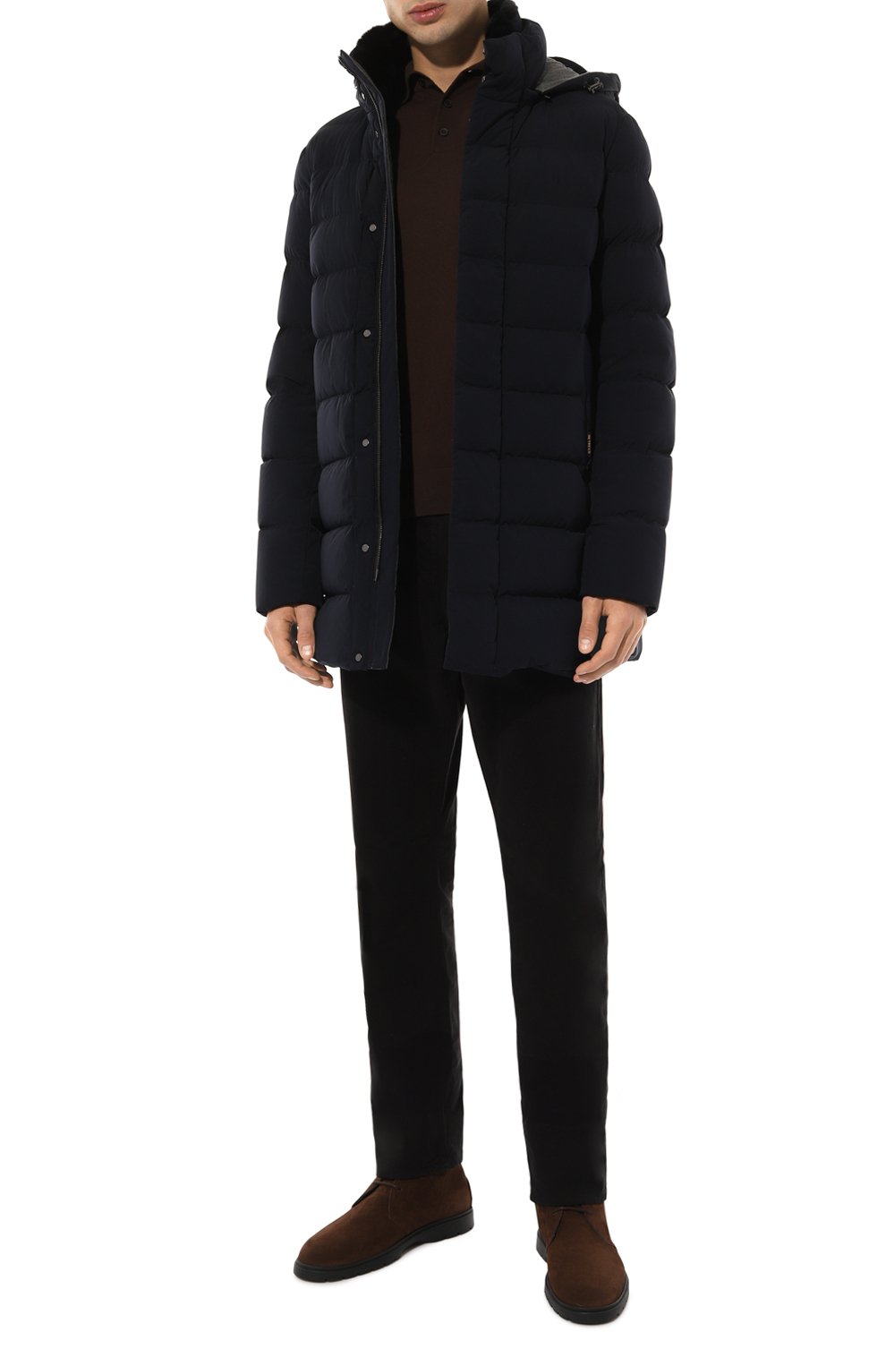 Пуховик с воротником из кролика HETREGO, арт. 8N435R/WILLIAM, фото 2