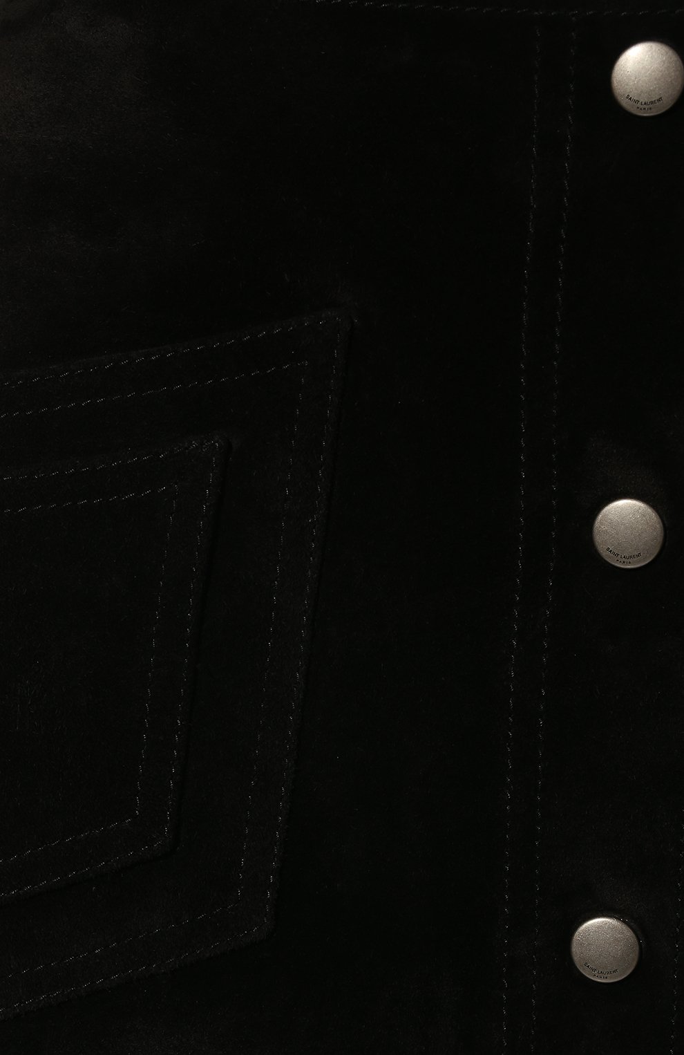 Замшевая юбка SAINT LAURENT, арт. 602763/YC2AY, фото 5