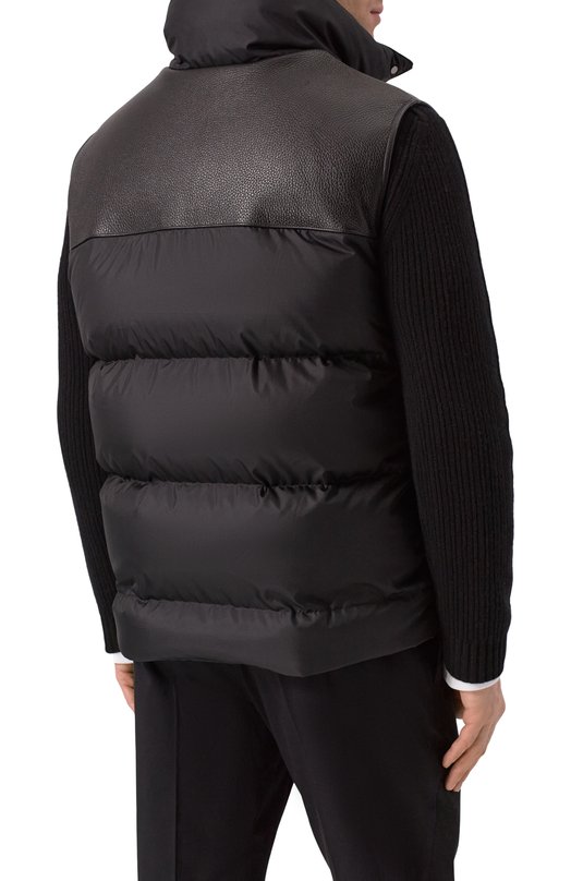 Пуховый жилет MVST M25.1PM.0012D Чёрный  M25.1PM.0012D Фото 4