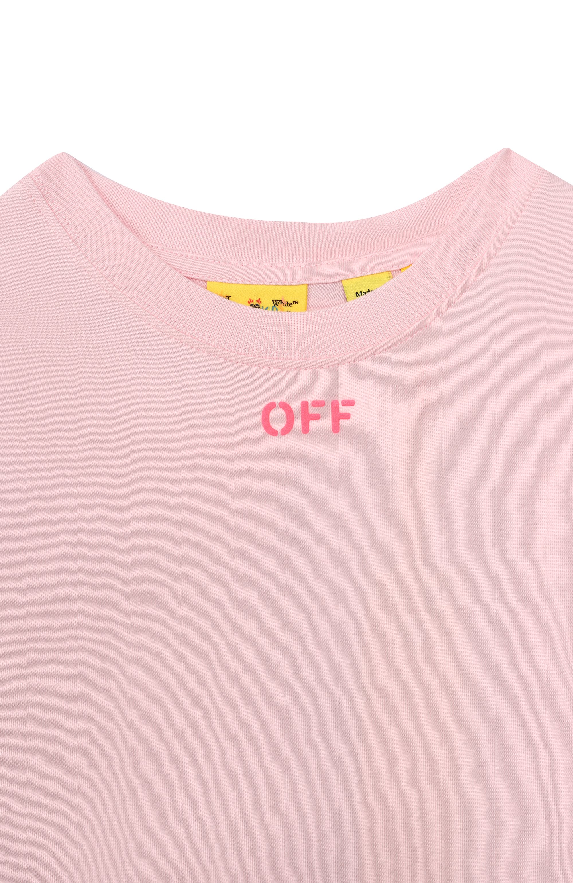 Хлопковая футболка OFF-WHITE, арт. 0GAA001S26JER006, фото 3
