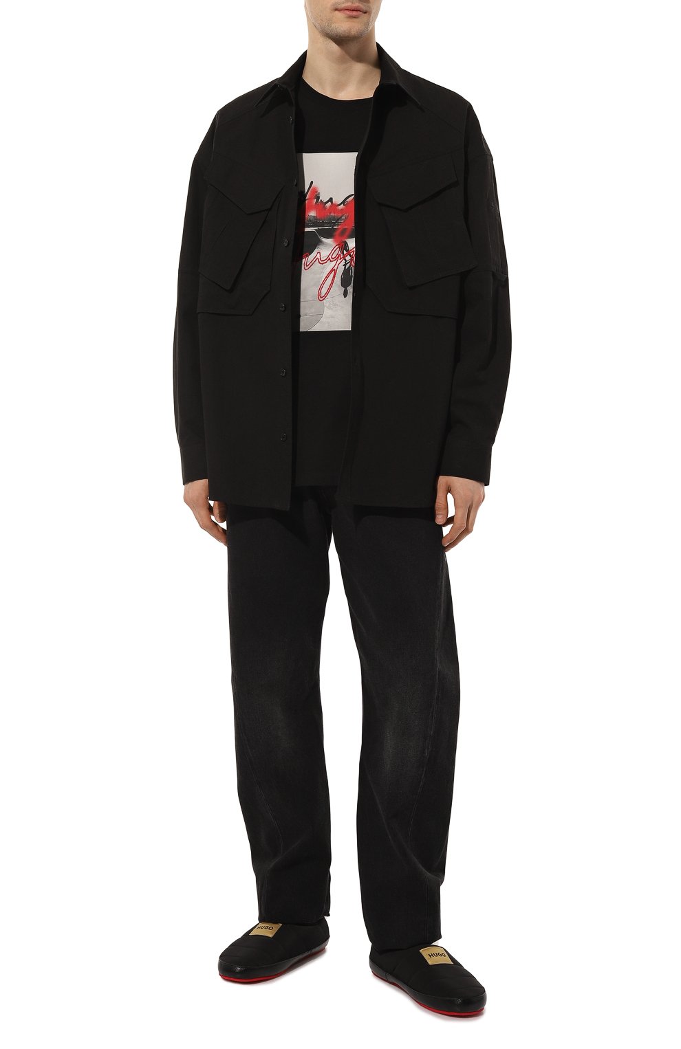 Текстильные слиперы HUGO, арт. 50487666, фото 2