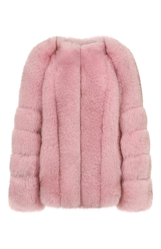 Шуба из песца Русский мех 13. 1 AI Розовый 13. 1 AI