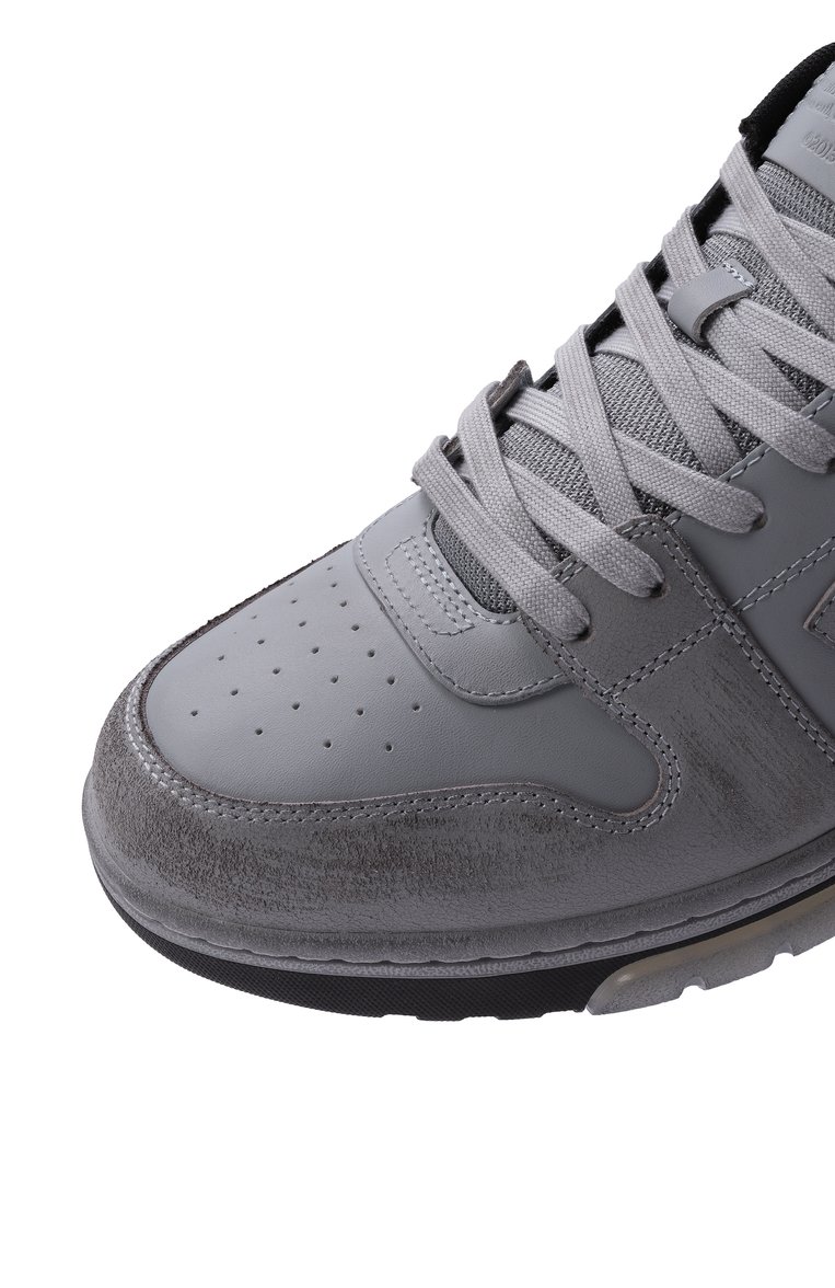 Комбинированные кеды out of office OFF-WHITE, арт. 0MIA189S25LEA006, фото 1