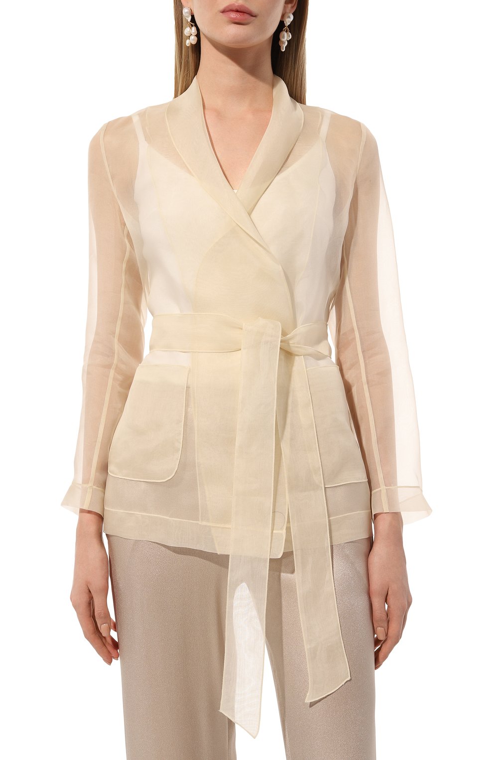 Шелковый жакет ANTONELLI FIRENZE, арт. J3311/256, фото 3