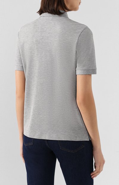 Хлопковое поло BURBERRY, арт. 8029463, фото 4