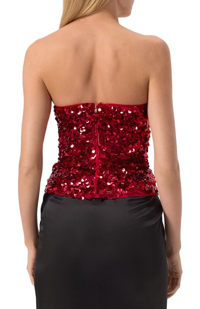 Топ-корсет с отделкой пайетками SELF-PORTRAIT, арт. RS25044TR, фото 4