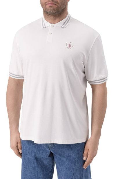 Хлопковое поло BRUNELLO CUCINELLI, арт. M0B133940W, фото 3