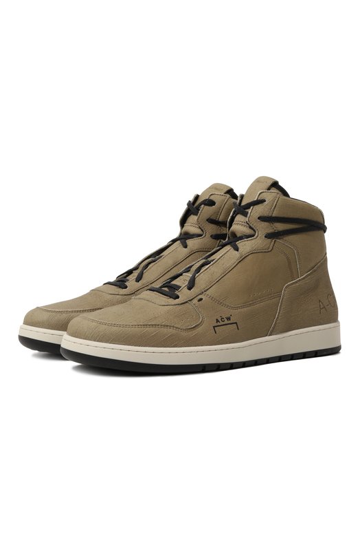 

Кожаные кеды Luol Hi Top A-COLD-WALL, Хаки
