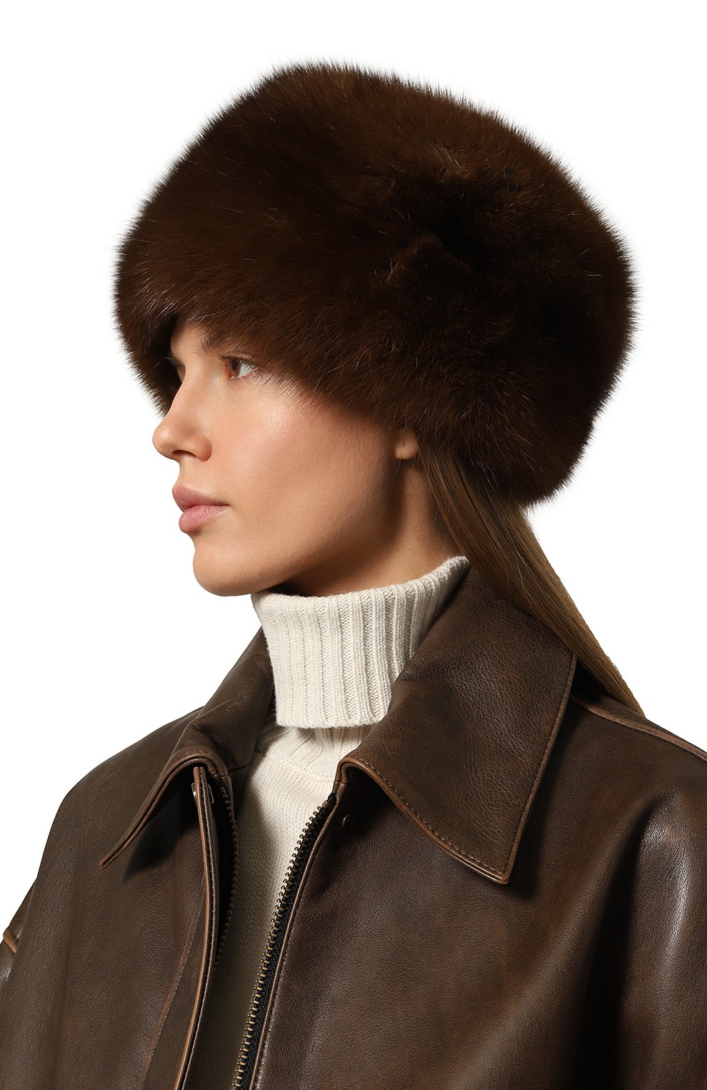 Шапка-кубанка валерия из меха соболя FURLAND, арт. 0160912610015100010, фото 2