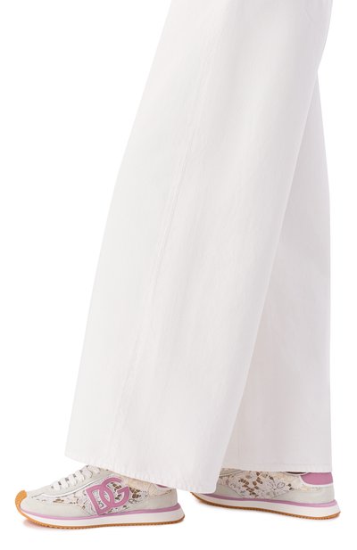 Комбинированные кроссовки dg cushion DOLCE & GABBANA, арт. CK2340/A9AC2, фото 3