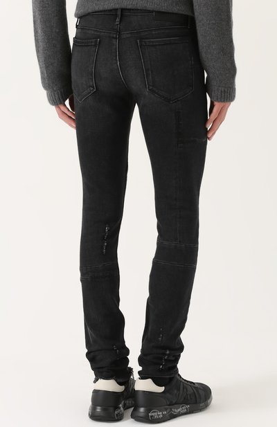 Джинсы скинни с потертостями RTA, арт. MF7130-450LBLK, фото 4