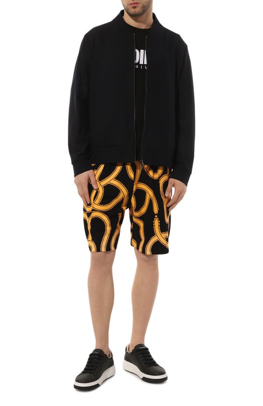 Хлопковые шорты Marcelo Burlon Жёлтый, фото 2