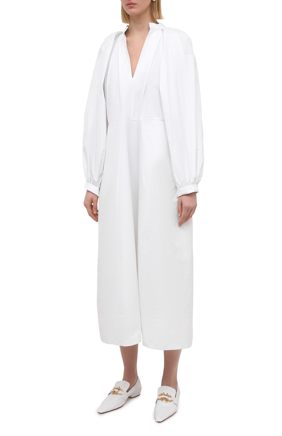 Хлопковое платье JIL SANDER, арт. JSPS502306-WS244200, фото 3