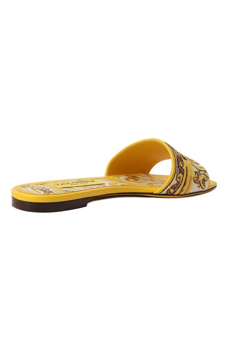 Текстильные шлепанцы bianca DOLCE & GABBANA, арт. CQ0571/AV804, фото 1