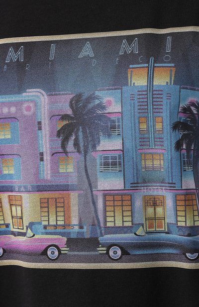 Хлопковая футболка SEVEN LAB черного цвета по цене 5880 руб., арт. T19-MIAMI black, фото 5 Хлопковая футболка SEVEN LAB, арт. T19-MIAMI black, фото 5