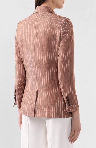 Льняной жакет BRUNELLO CUCINELLI, арт. MF5868945, фото 4