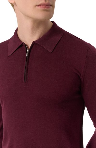 Поло из шерсти и шелка ZILLI, арт. KZP001M0230VLSB00, фото 5