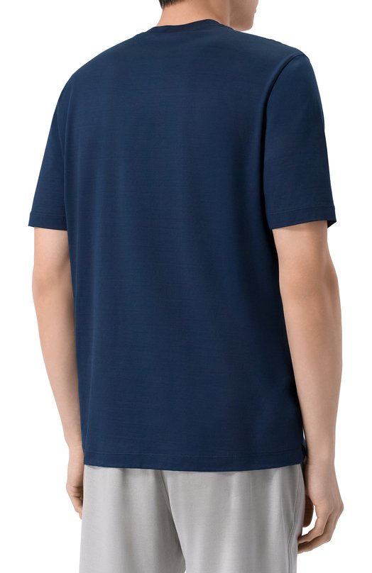 Хлопковая футболка MVST M26.CSM.K422/C0T0NE NE.80/2 Синий  M26.CSM.K422/C0T0NE NE.80/2 Фото 4