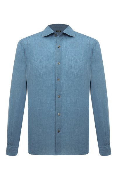 Мужская льняная рубашка ZEGNA, арт. UDX38A7/SRF5